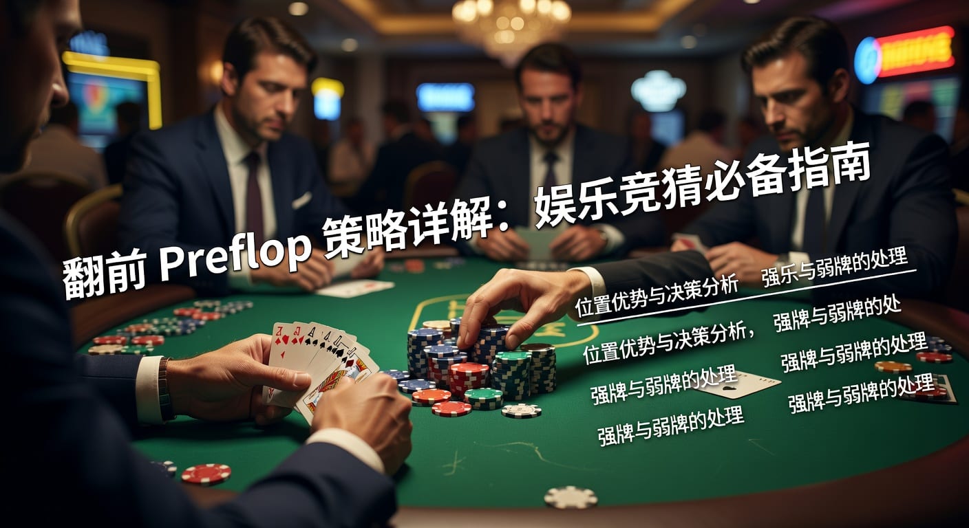 翻前 preflop 实战指南：起手范围与决策逻辑