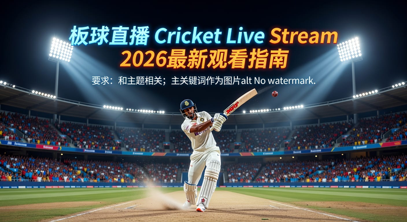 板球直播 Cricket Live Stream：2026观看要点
